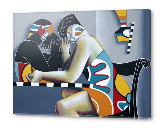 Les Colocs Acrylic prints by Manuel Martinez