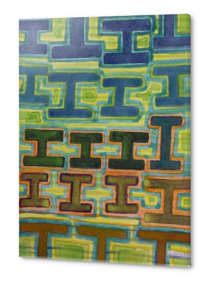 I-Beams Pattern  Acrylic prints by Heidi Capitaine