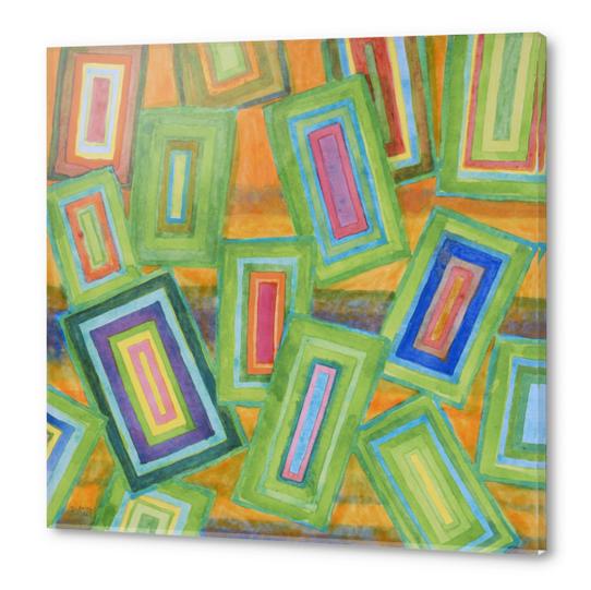 Vibrant Rectangles Acrylic prints by Heidi Capitaine