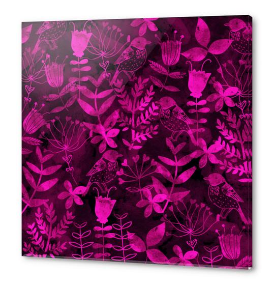 Abstract Botanical Garden X 0.2 Acrylic prints by Amir Faysal