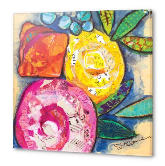 Floral Study #7 Acrylic prints by Elizabeth St. Hilaire