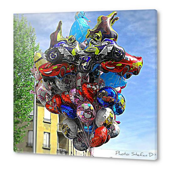 Ballons (Braderie de Montigny-Les-Metz) Acrylic prints by Stefan D