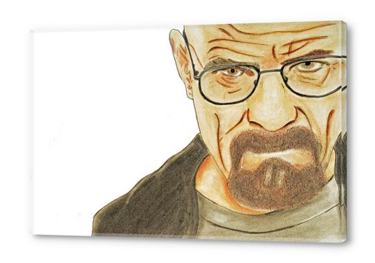 Walter White Acrylic prints by RomArt