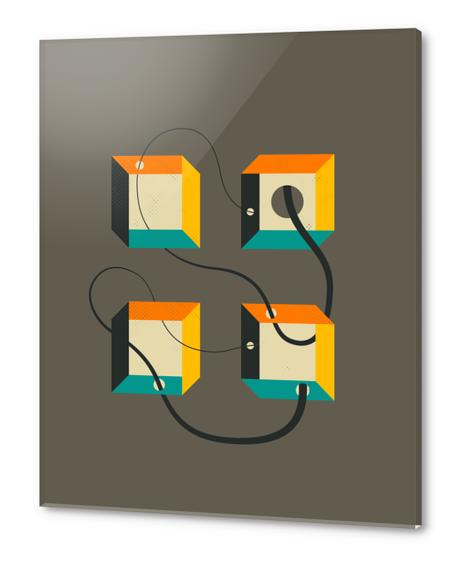 DIAGRAM 1 Acrylic prints by Jazzberry Blue