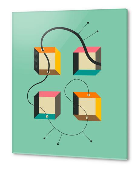 DIAGRAM 2 Acrylic prints by Jazzberry Blue