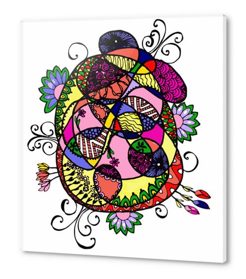 Doodle Fun Acrylic prints by ShinyJill