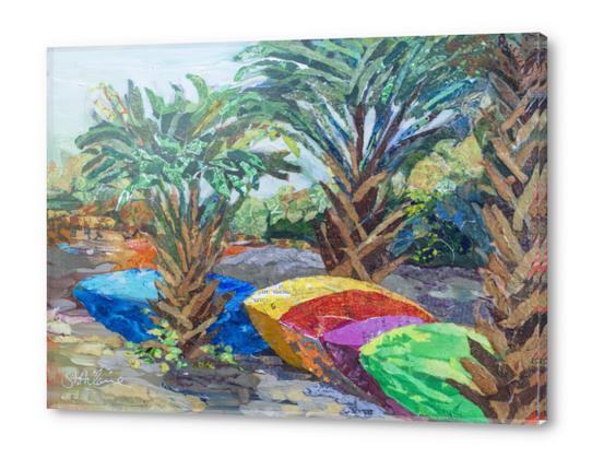 River Adventure Acrylic prints by Elizabeth St. Hilaire