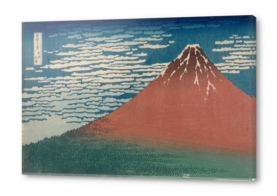 Fine Wind, Clear Weather (Gaifū kaisei) Acrylic prints by Katsushika Hokusai