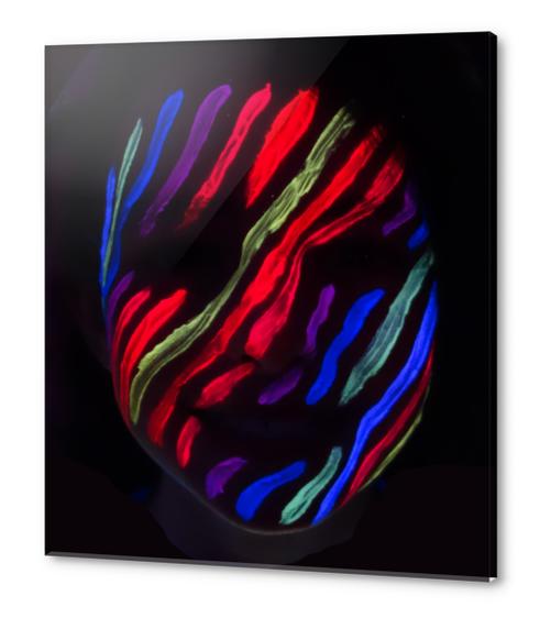 Fluo Face Acrylic prints by Mik Mak