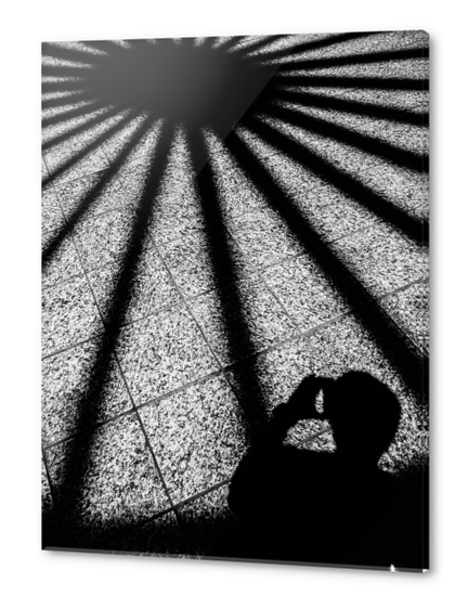 light and shadow in black and white Acrylic prints by Timmy333