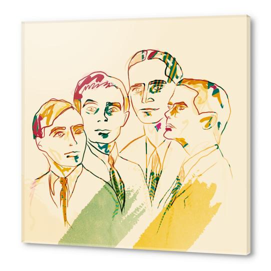 Kraftwerk Acrylic prints by inkycubans