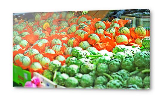 Melons et arichauts (Braderie de Montigny-Les-Metz) Acrylic prints by Stefan D