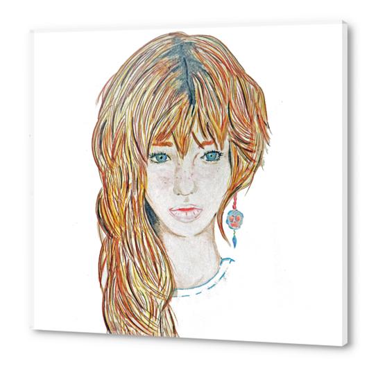 Beautiful girl Acrylic prints by RomArt