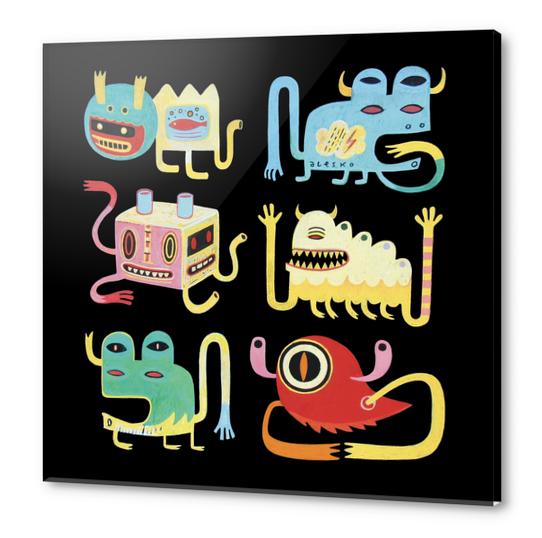 Petits monstres Acrylic prints by Exit Man