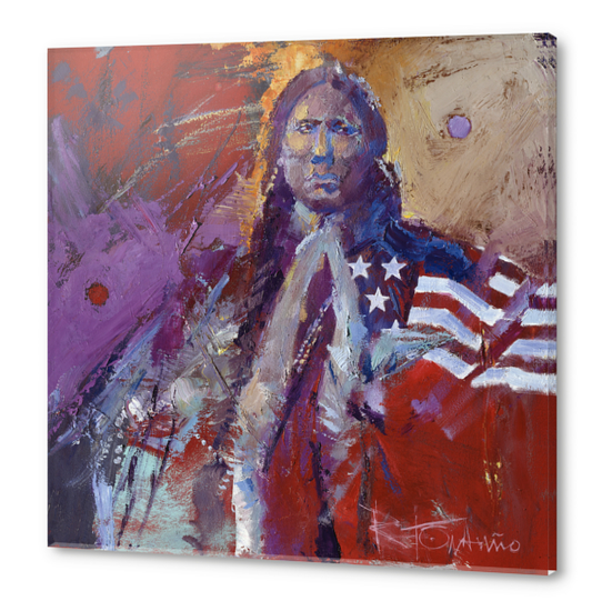 Quanah Parker Acrylic prints by Robert Orduno