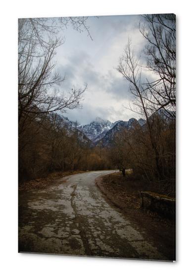 Road with mountain II Acrylic prints by Salvatore Russolillo