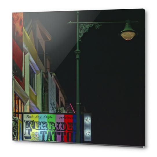 Tatoo Signboard in Bangkok Acrylic prints by Ivailo K