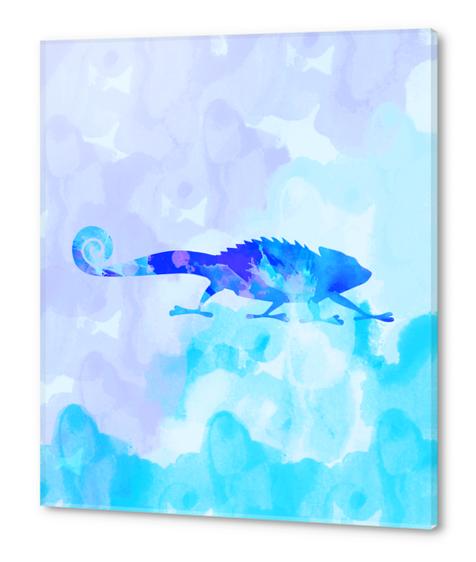 Abstract Chameleon Reptile Acrylic prints by Amir Faysal