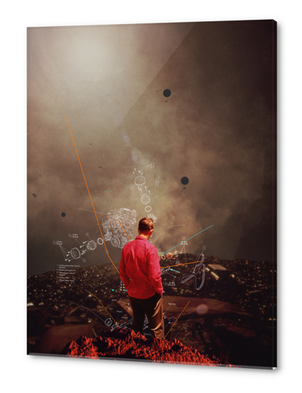 Weighing My Chances To Return Acrylic prints by Frank Moth
