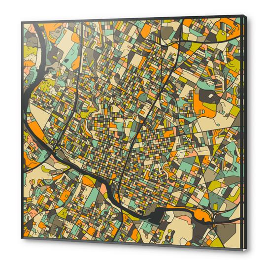 AUSTIN MAP 2 Acrylic prints by Jazzberry Blue