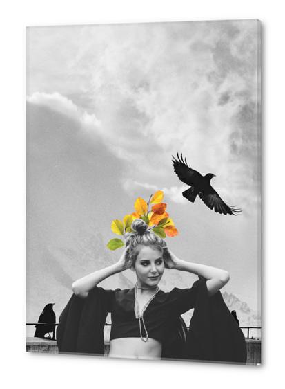 CROW GIRL Acrylic prints by GloriaSanchez