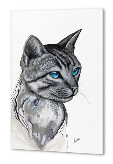 Grey Cat Acrylic prints by Nika_Akin