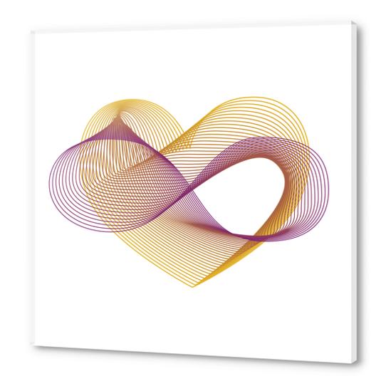 Infinite Love Acrylic prints by Yann Tobey