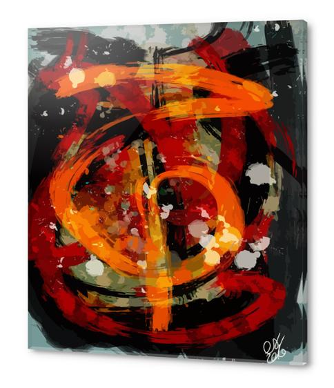 Into the Dragon Abstract art digital painting Acrylic prints by Emmanuel Signorino