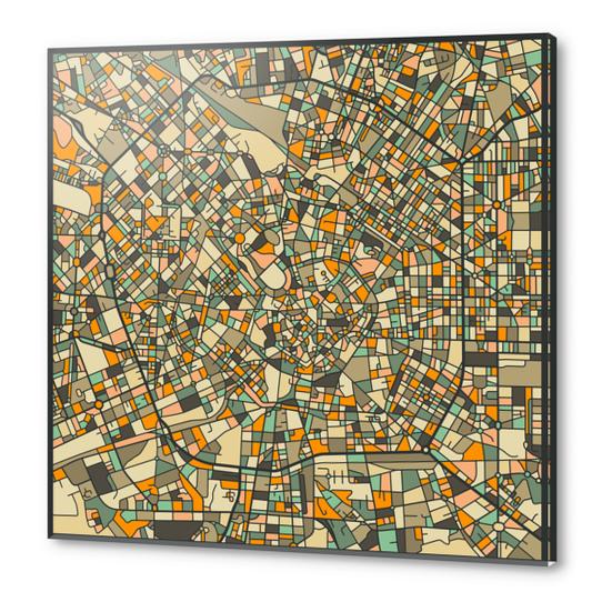 MILAN MAP 2 Acrylic prints by Jazzberry Blue