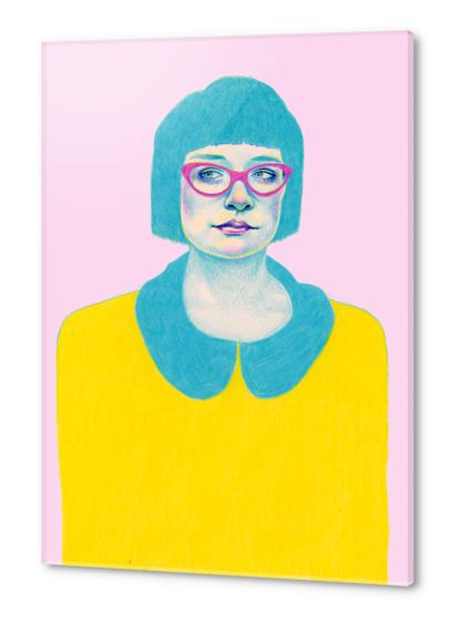 Nerdy Woman Acrylic prints by natalie foss