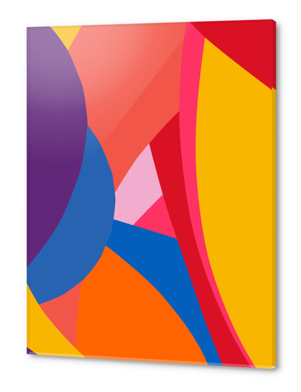 Pop Art Design Lines Colourful  Acrylic prints by Emmanuel Signorino