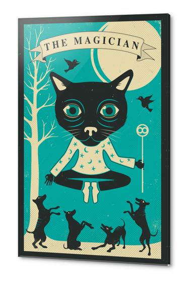 TAROT CARD CAT - THE MAGICIAN Acrylic prints by Jazzberry Blue