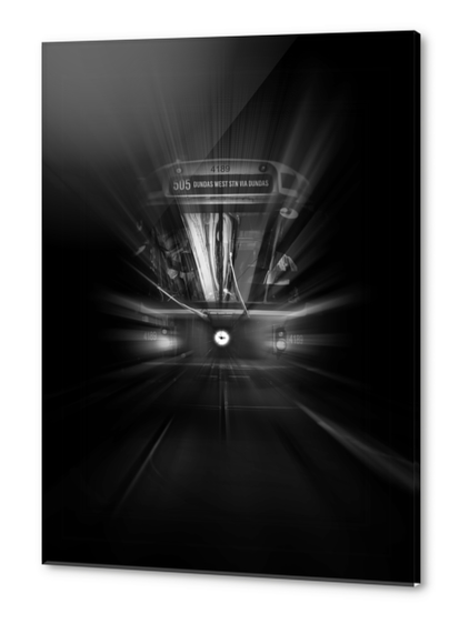 The 505 Dundas Streetcar Flow Version No 1 Acrylic prints by The Learning Curve Photography
