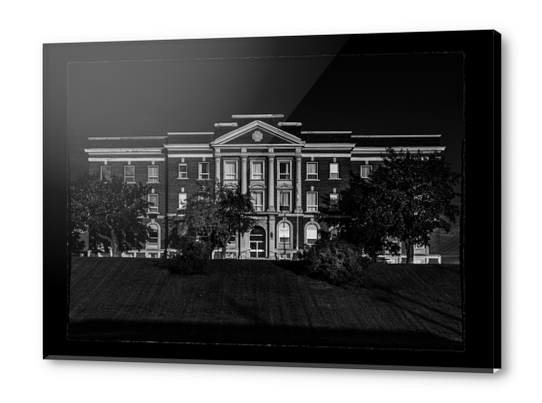 Thunder Bay District Court House No 1 with Border Acrylic prints by The Learning Curve Photography