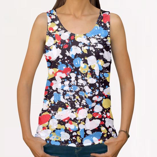 Abstract GEO X 0.28 All Over Print Tanks by Amir Faysal