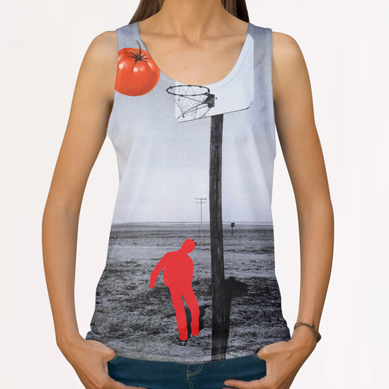 Tomato All Over Print Tanks by Lerson