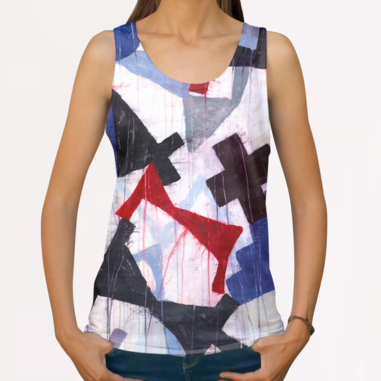 Composition 18 All Over Print Tanks by Jean-Noël Bachès