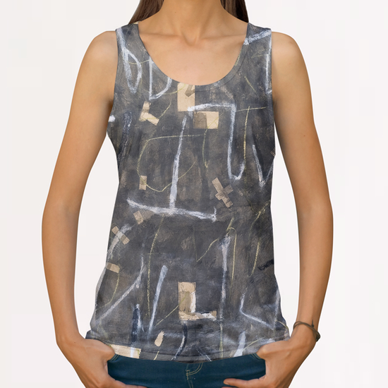 Composition 14 All Over Print Tanks by Jean-Noël Bachès