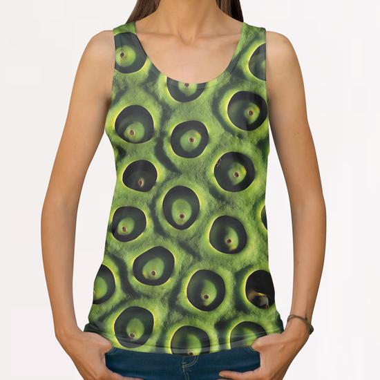 Nelumbo All Over Print Tanks by Mermet