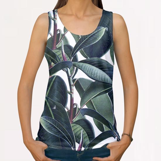 Rubber & Glue All Over Print Tanks by Uma Gokhale