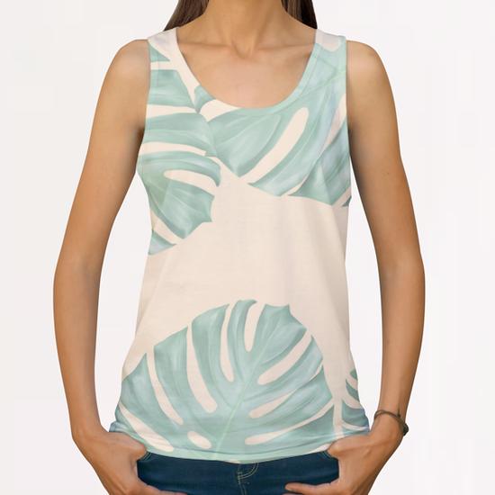 Monstera Suara All Over Print Tanks by Nettsch