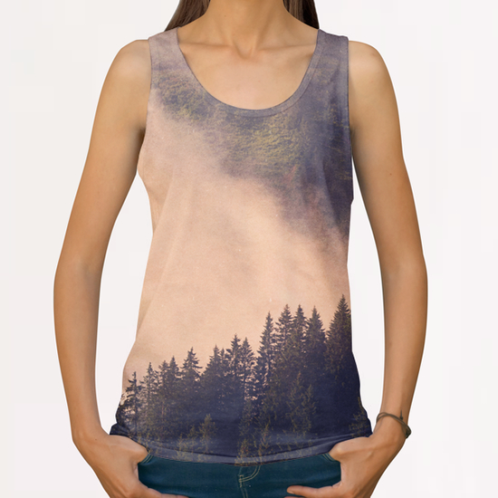 MOUNTAIN SECRET All Over Print Tanks by DANIEL COULMANN