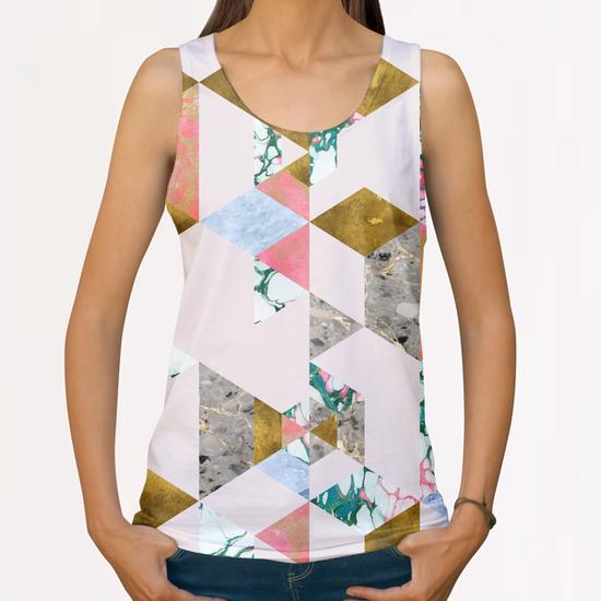 Geometry in Love #artsider All Over Print Tanks by Uma Gokhale