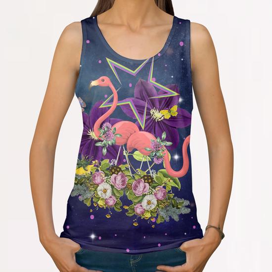 FLAMINGOS  All Over Print Tanks by GloriaSanchez