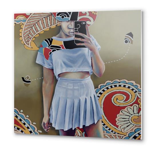 Bien Loin d'Ici Metal prints by Manuel Martinez