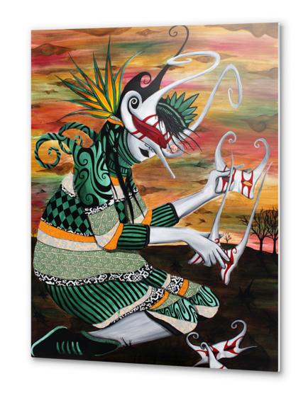 Looking for a new identity Metal prints by Skount