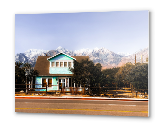 road trip with beautiful scenic in California, USA Metal prints by Timmy333