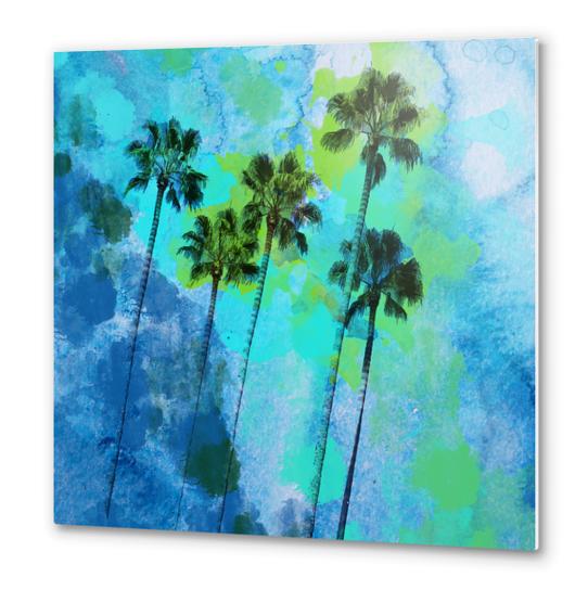 Palm trees on the beach  Metal prints by Irena Orlov