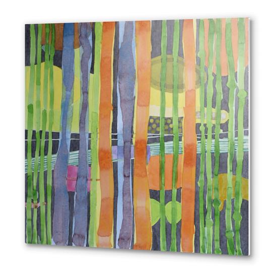 Bamboo Garden Metal prints by Heidi Capitaine