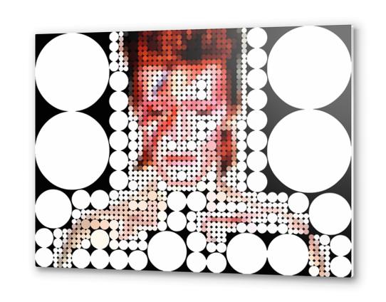 Aladdin Sane Abstract Metal prints by Louis Loizou